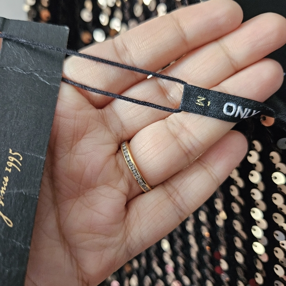 BNWT Only Golden Sequinned Dress - Picture 9 of 10